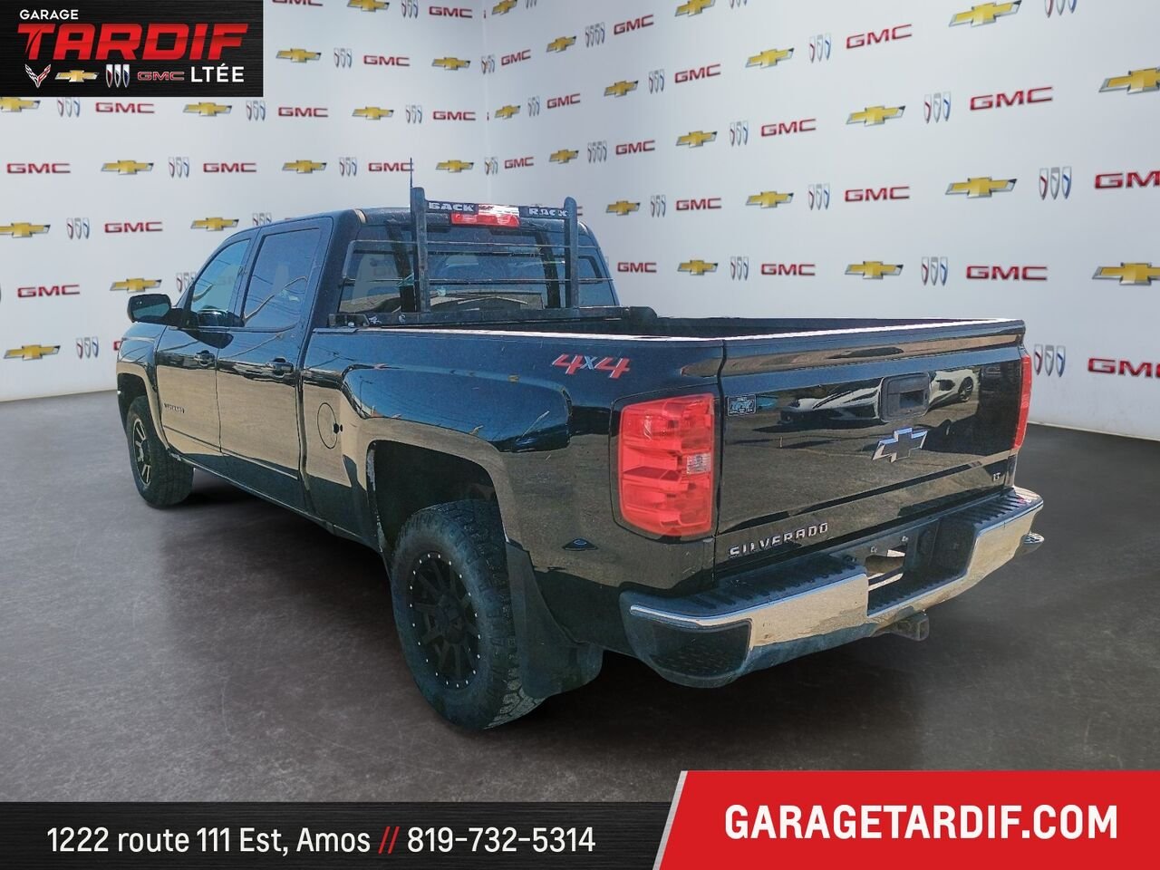 CHEVROLET SILVERADO 1500 4RM, EMP. COURT, CABINE 45178C 2018 Noir Amos - photo #3