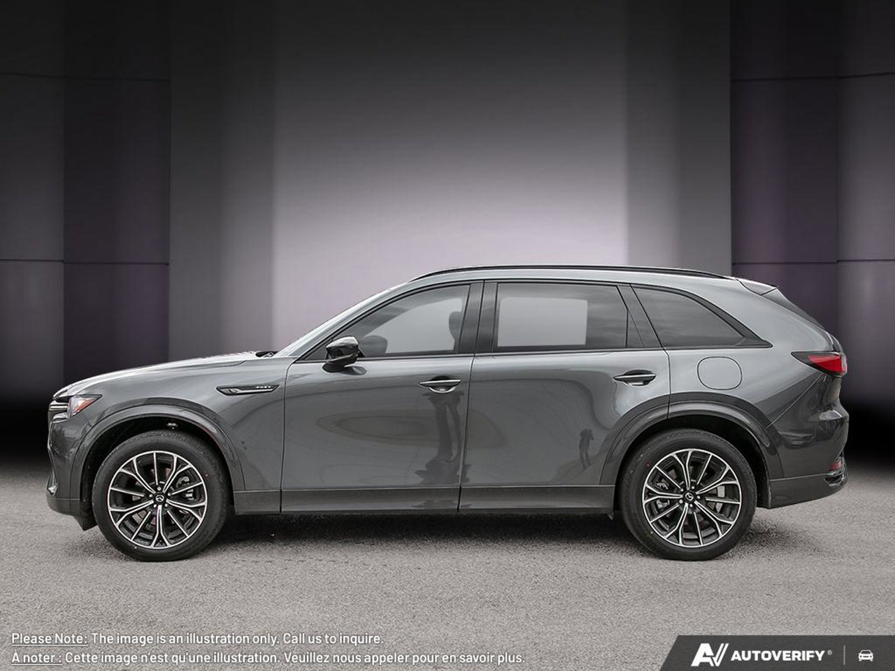 Mazda CX-70 hybride rechargeable JM3KJDHA8T1206358 2026 Gris mécanique métallisé Mirabel - photo #2