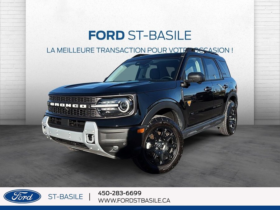 Ford BRONCO BADLANDS 4X4 2.0L ECOBOOST R9D 2025 Noir