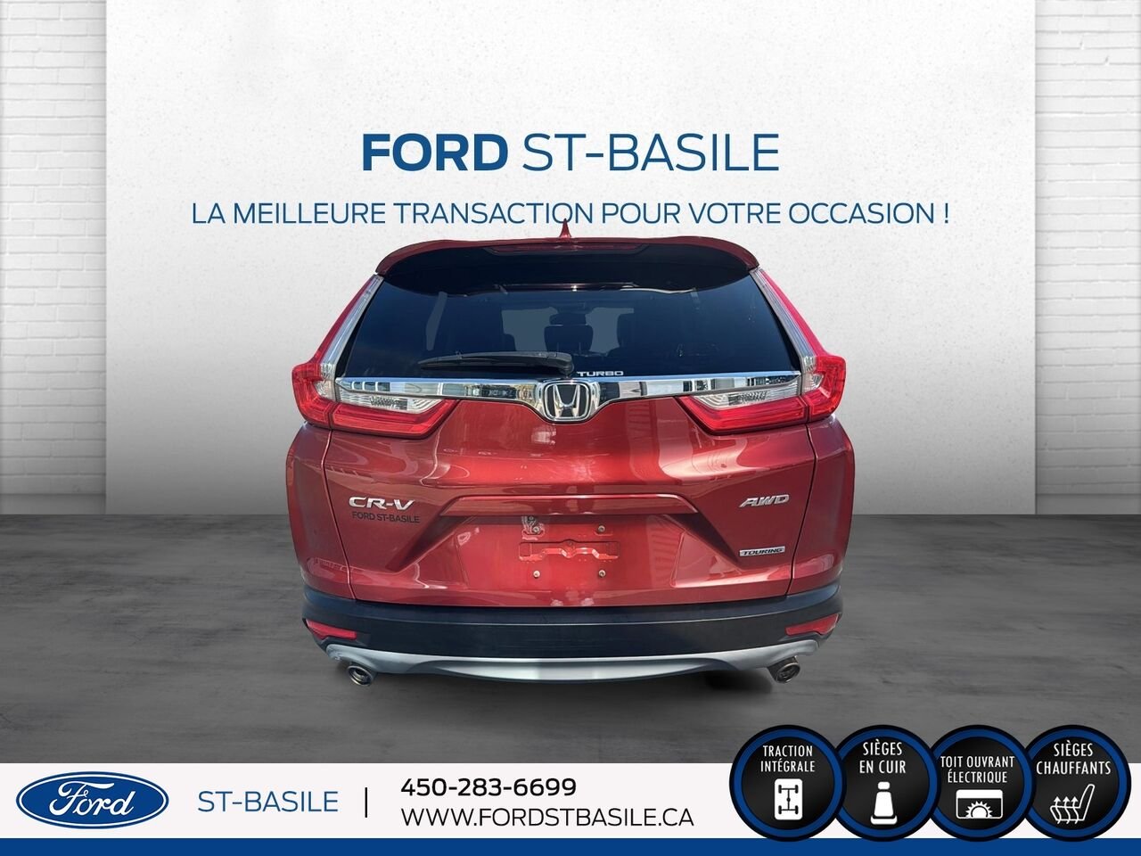 2018 HONDA CR-V Red Saint-Basile-le-Grand - photo #6
