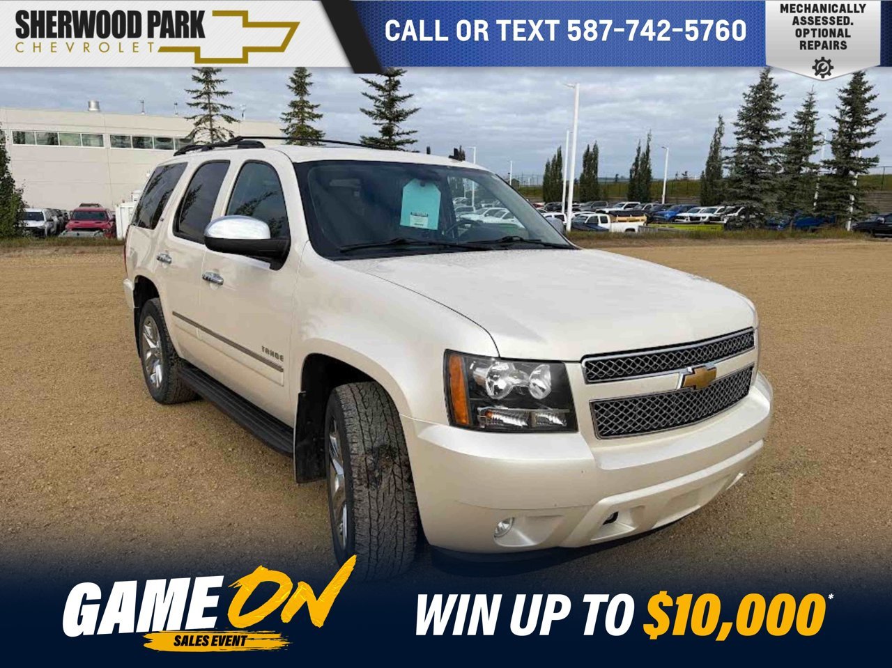 2013 Chevrolet Tahoe 4WD 4dr LTZ White Sherwood Park - photo #0