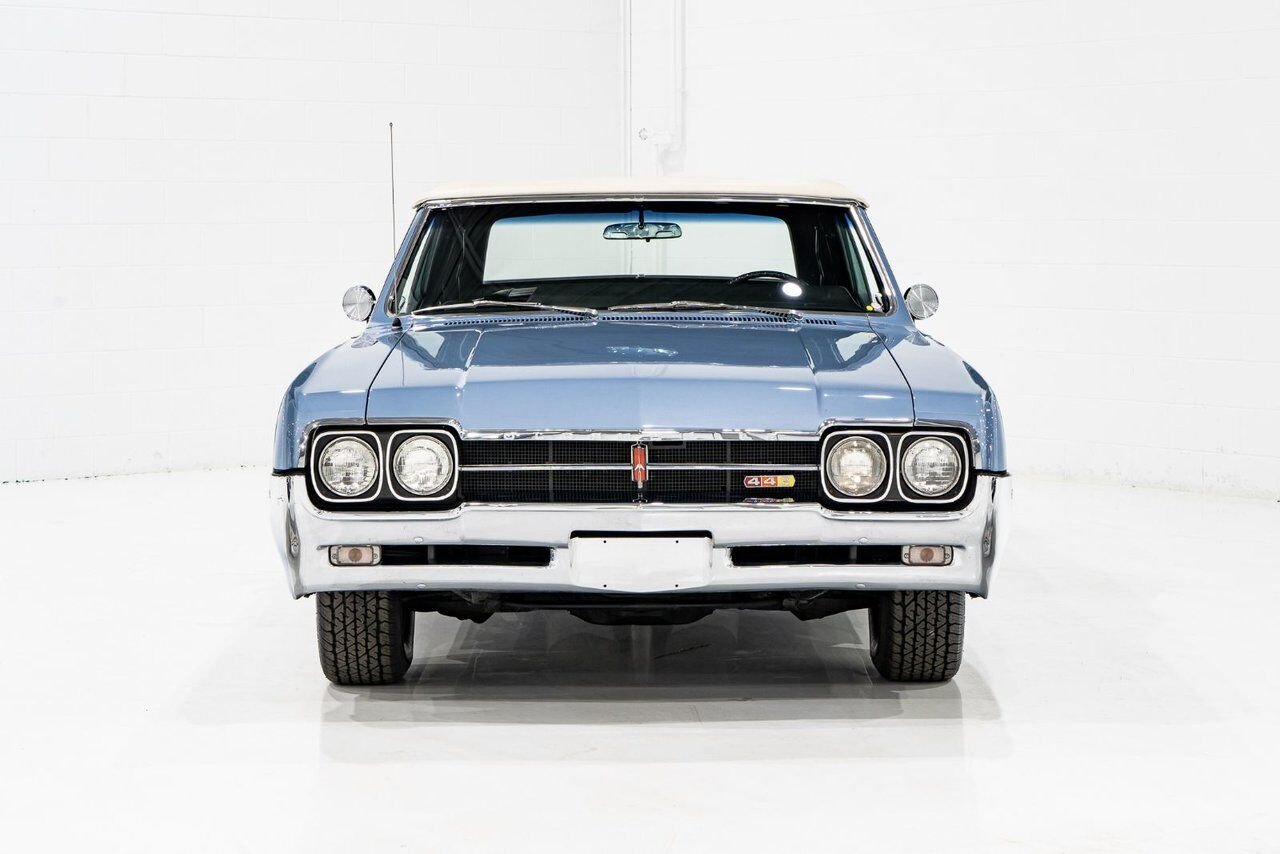Oldsmobile 442 PRIX EN USD | Matching# 400cu.in. 4-Speed 1966 Bleu Montréal - photo #54