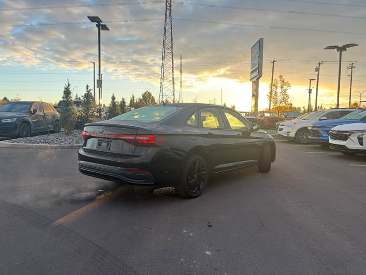 2025 Volkswagen Jetta Comfortline Auto Black Sherwood Park - photo #4