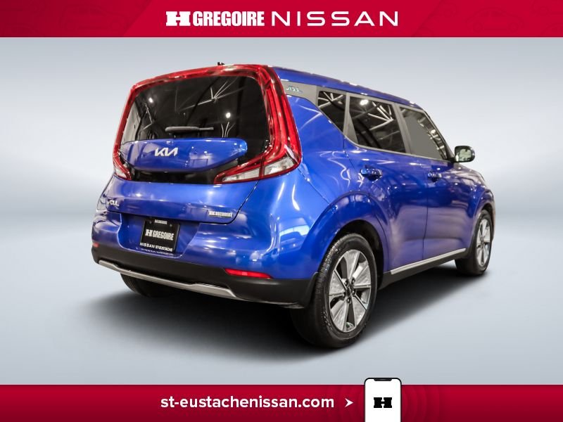 Kia Soul SE4477 | EV Premium CUIR ELECTRIQUE APPLE CARPLAY 2022 Bleu Laval - photo #11