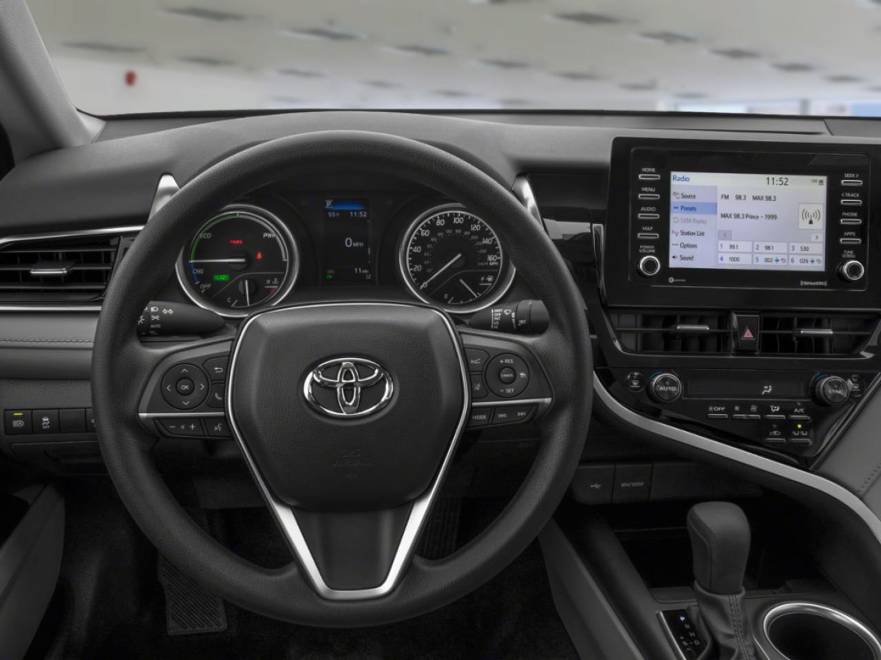 2024 Toyota Camry HYBRID LE / CLEAN CARFAX / ALLOY WHEELS / TOYOTA SAFETY SENSE / CARPLAY AND ANDROID AUTO Grey Mississauga - photo #11