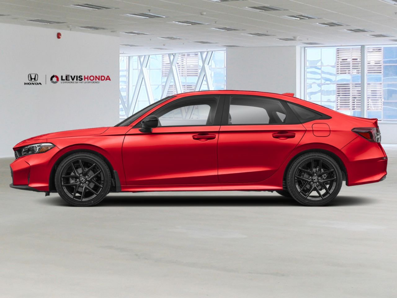 HONDA Civic Berline Sport CVT 2026 Rouge rallye Lévis - photo #2