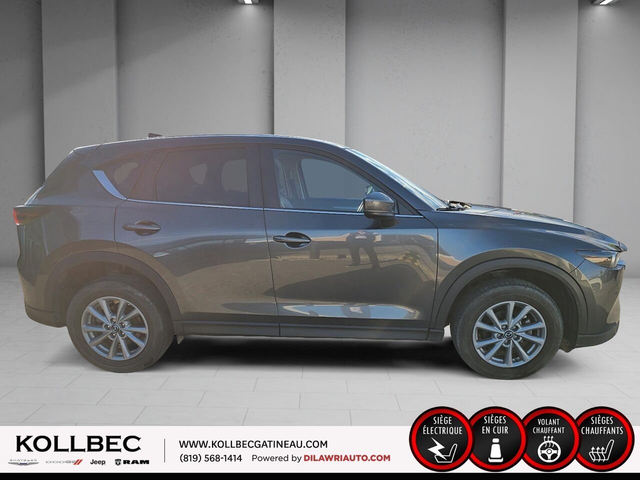 MAZDA CX-5 U19540 | GS AWD 2023 Gris Gatineau - photo #13