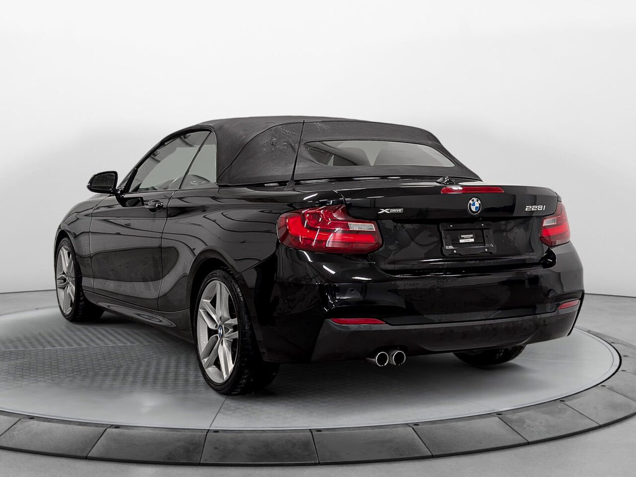 BMW 228i xDrive Cabriolet Premium Enhanced et M Package 2016 Noir Sherbrooke - photo #5