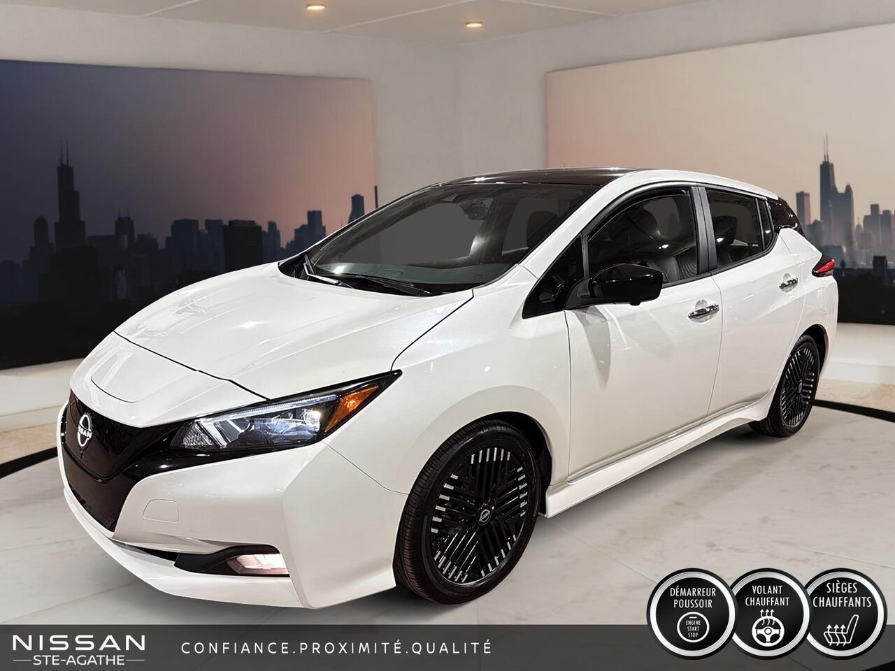 Nissan LEAF 2024 Blanc Ste-Agathe des Monts - photo #0