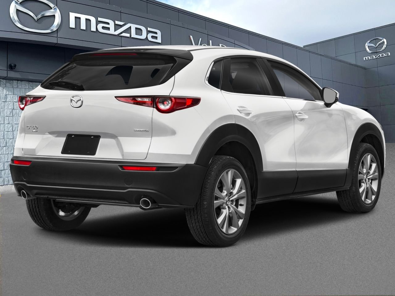 2026 Mazda CX-30 GS, moteur 2,5 L, i-ACTIV AWD, roues 18 po, volant chauffant, climatisation bizone, Apple CarPlay et White Val-David - photo #2