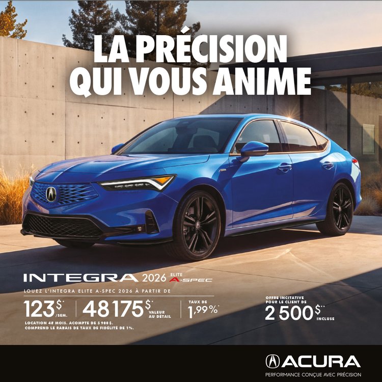 ACURA 1000x1000 octobre INTEGRA 2026 FR