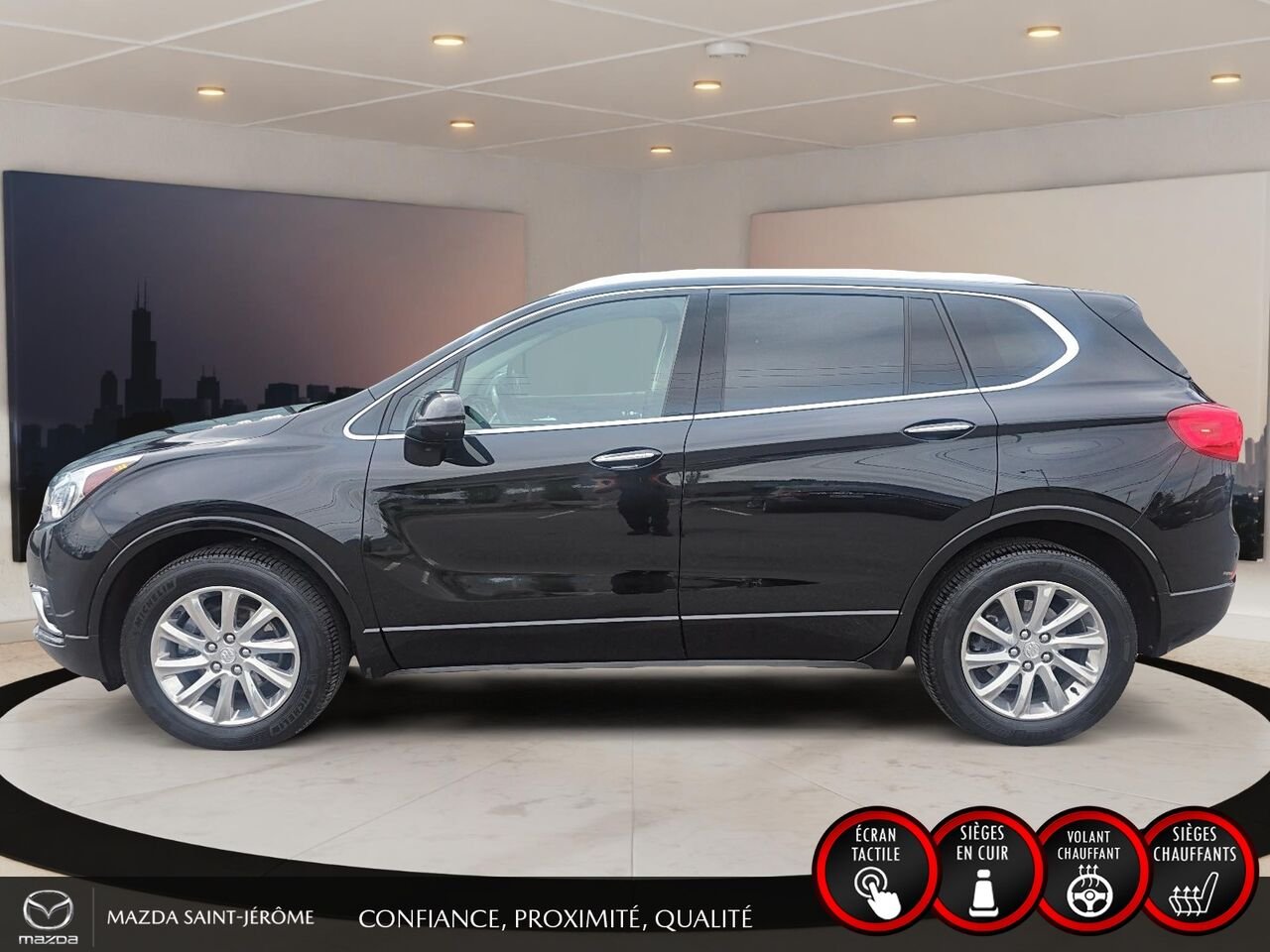 Buick Envision Essence | CUIR | AWD | 2019 Noir Saint-Jérôme - photo #10