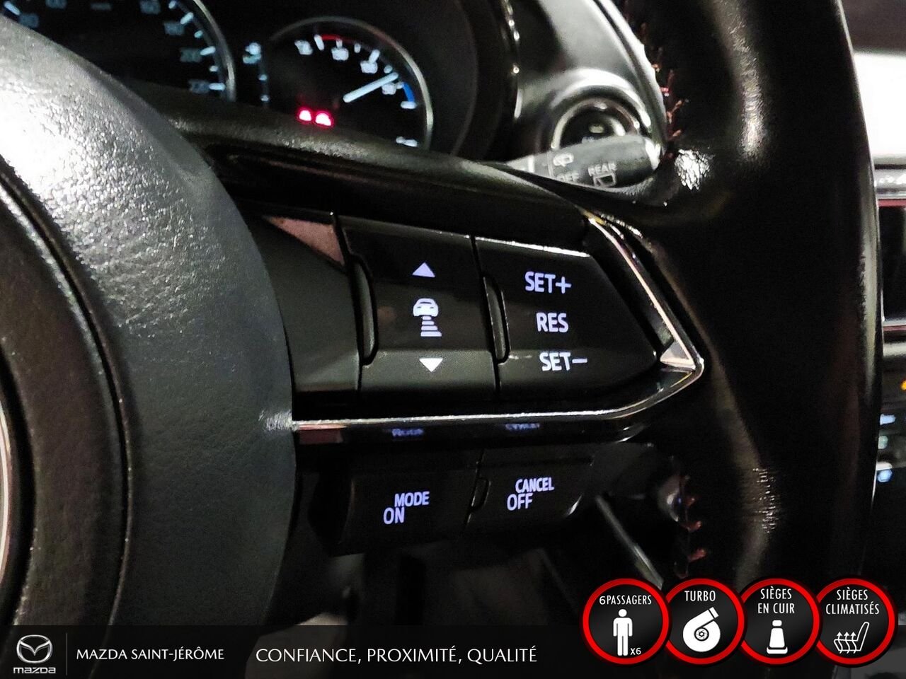 2022 Mazda CX-9 Édition Kuro | 1 PROPRIÉTAIRE | JAMAIS ACCIDENTÉ | CUIR ROUGE | TOIT OUVRANT | AWD Grey Saint-Jérôme - photo #14