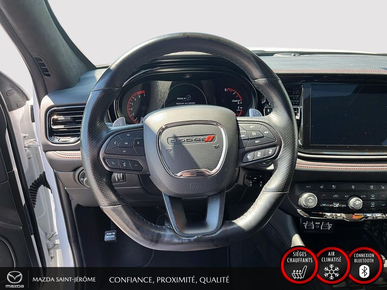 Dodge Durango R/T Plus | CUIR NAPPA | TOIT OUVRANT | 19 HAUT-PARLEURS | GR. REMORQUAGE | 7 PLACES 2024 Blanc Saint-Jérôme - photo #13
