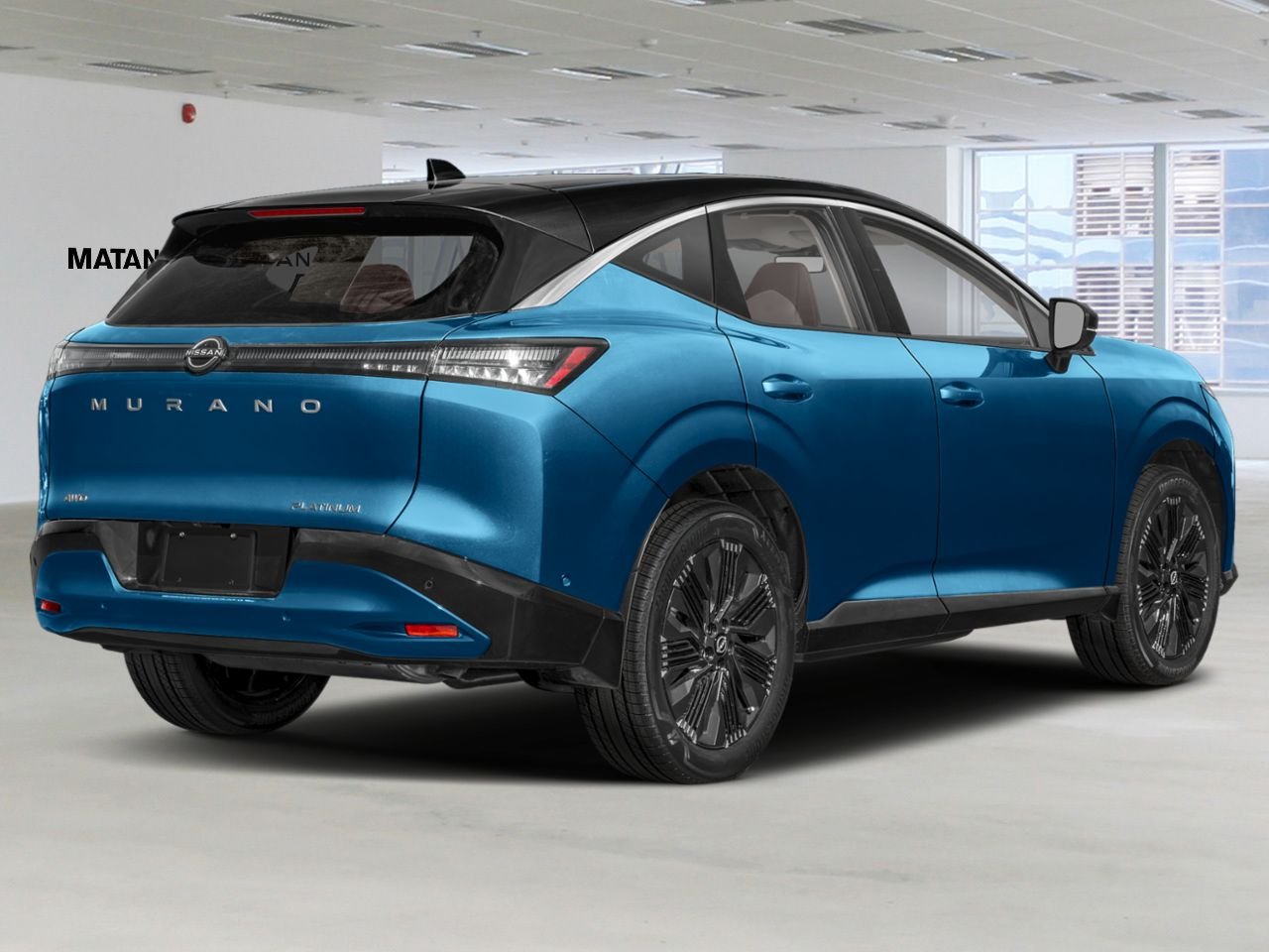 2027 NISSAN Murano Aurora Blue Pearl Metallic/Super Black Matane - photo #2