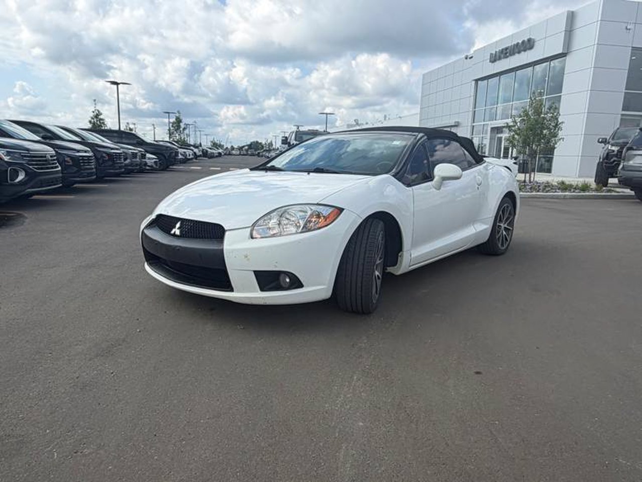 2012 Mitsubishi Eclipse 2dr Spyder Auto GS White Sherwood Park - photo #2