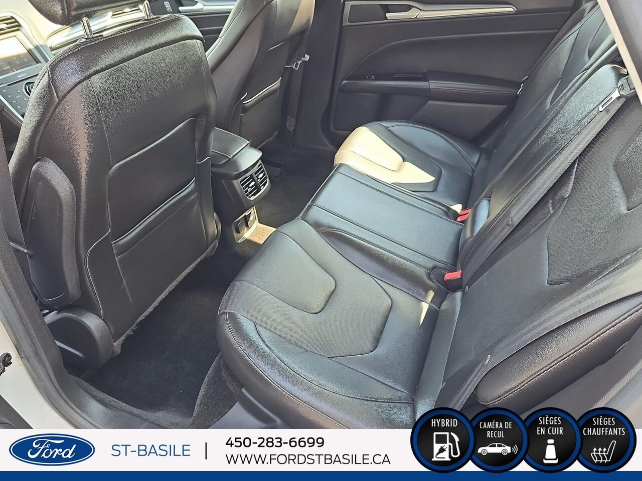 Ford FUSION HYBRIDE 2015 Blanc Saint-Basile-le-Grand - photo #13