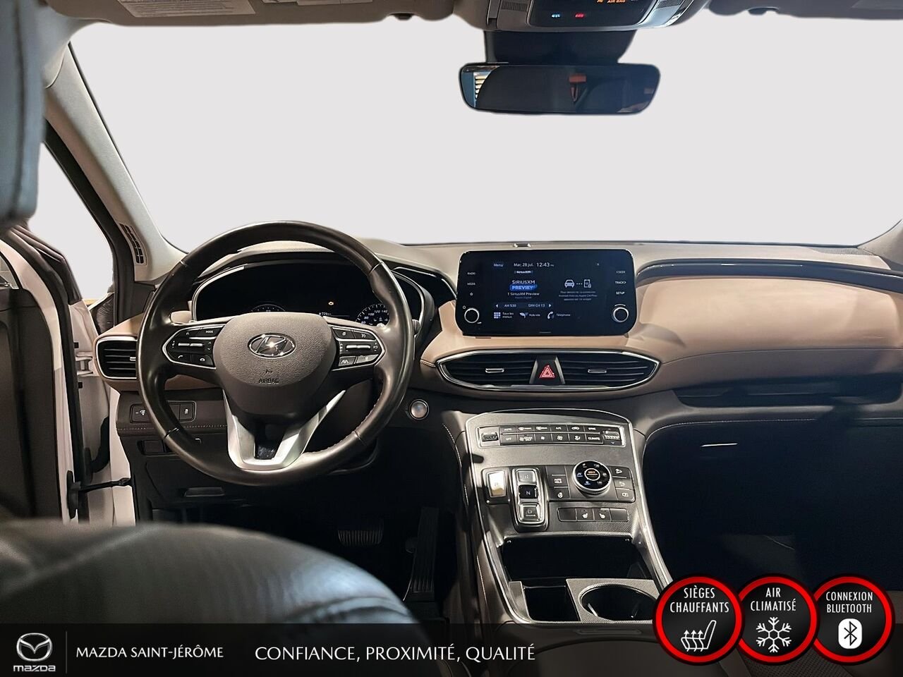 Hyundai Santa Fe Hybrid 2022 Blanc Ste-Agathe des Monts - photo #22