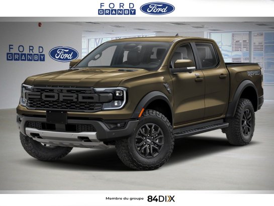 Ford Ranger Raptor cabine SuperCrew 4RM caisse de 5 pi 2026 Vert abri métallisé