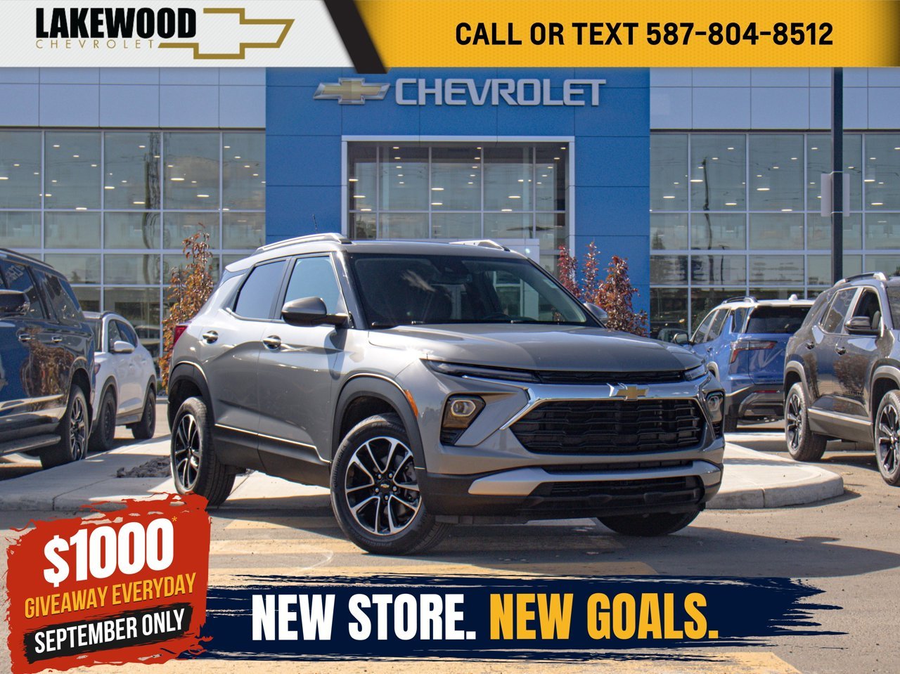 2024 Chevrolet Trailblazer AWD 4dr LT Grey Sherwood Park - photo #0
