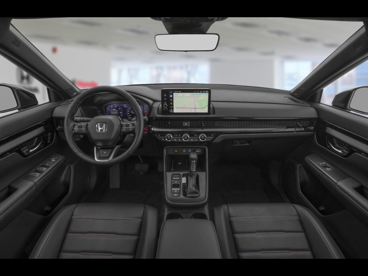 2027 HONDA CR-V Hybrid Radiant Red Metallic Mississauga - photo #3