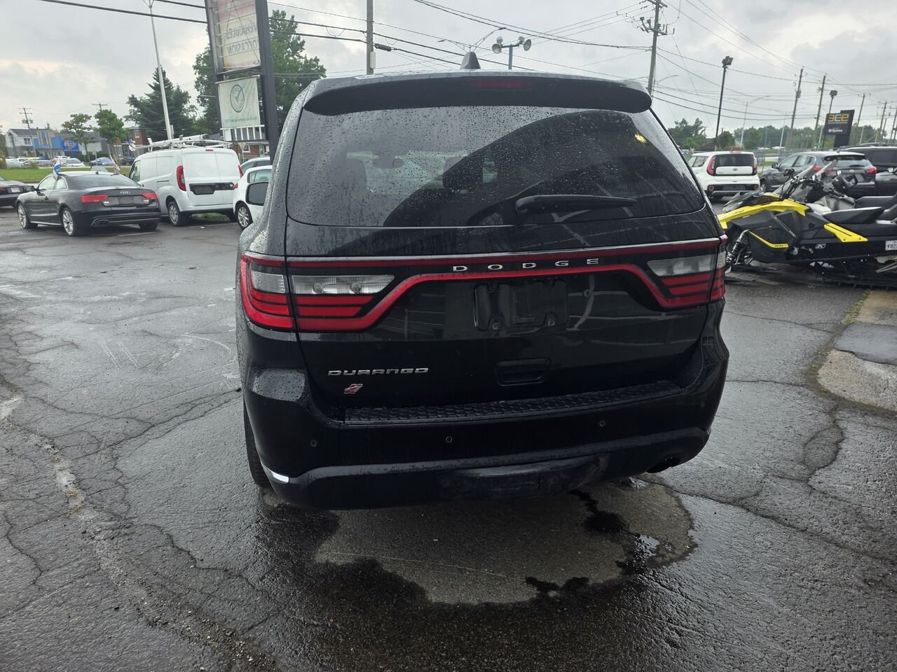 2018 Dodge Durango Black  - photo #6