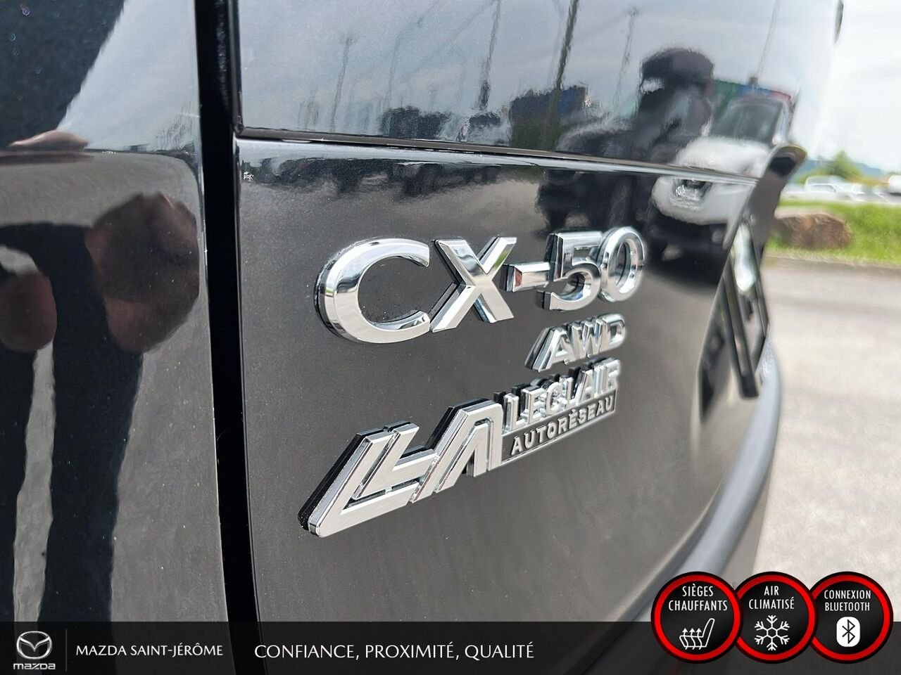 Mazda CX-50 GT avec moteur turbo | TOIT PANORAMIQUE | CUIR | AWD | 2024 Noir Saint-Jérôme - photo #8
