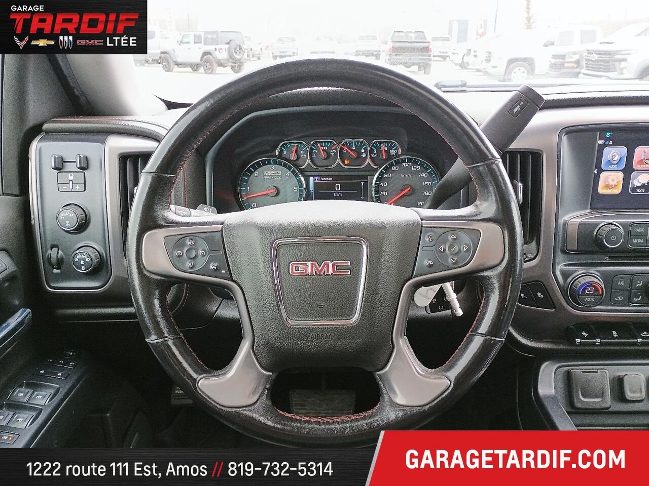 2018 GMC Sierra 1500 SLT cabine multiplace 4RM, 153,0 po Black Amos - photo #11