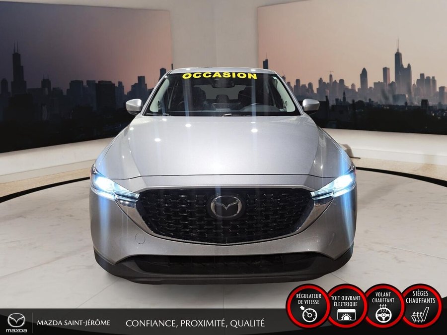 Mazda CX-5 GS LUXURY | TOIT OUVRANT | CUIR | AWD | 2023 Argent