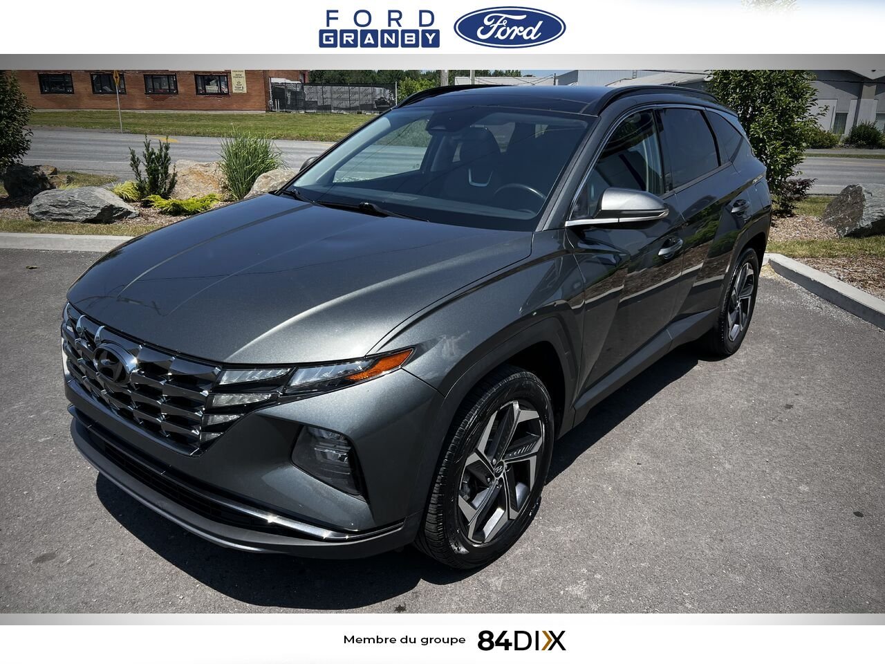 Hyundai Tucson hybride rechargeable 2022 Gris Granby - photo #8