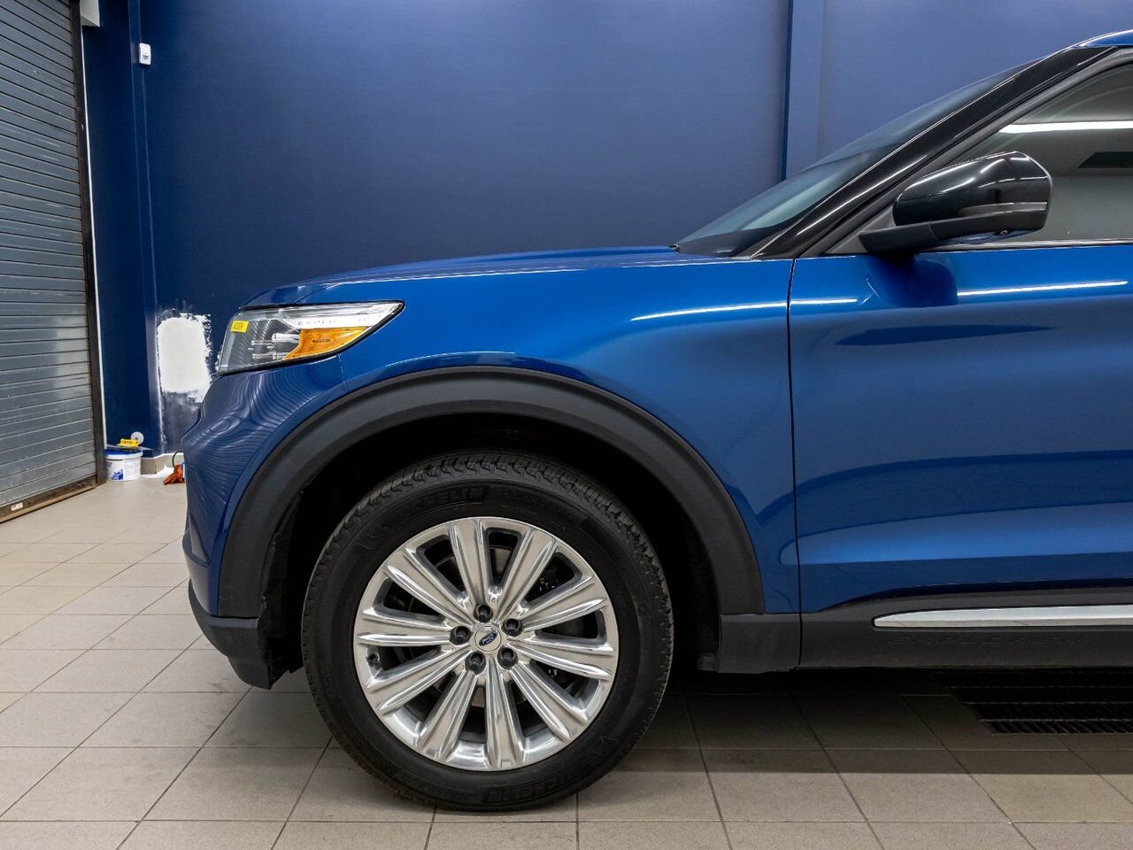 Ford Explorer LIMITED HYBRID AWD *NAV* CUIR SIÈGES VENTIL B&O 2022 Bleu Saint-Jérôme - photo #34