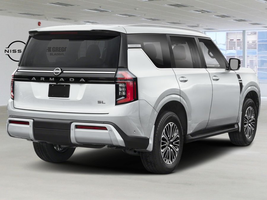 Nissan Armada SL 4x4 2027 Blanc d'Aspen triple couche