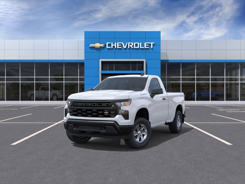 CHEVROLET Silverado 1500 WT cabine classique 4RM 126 po 2026 BLANC SOMMET Gatineau - photo #7