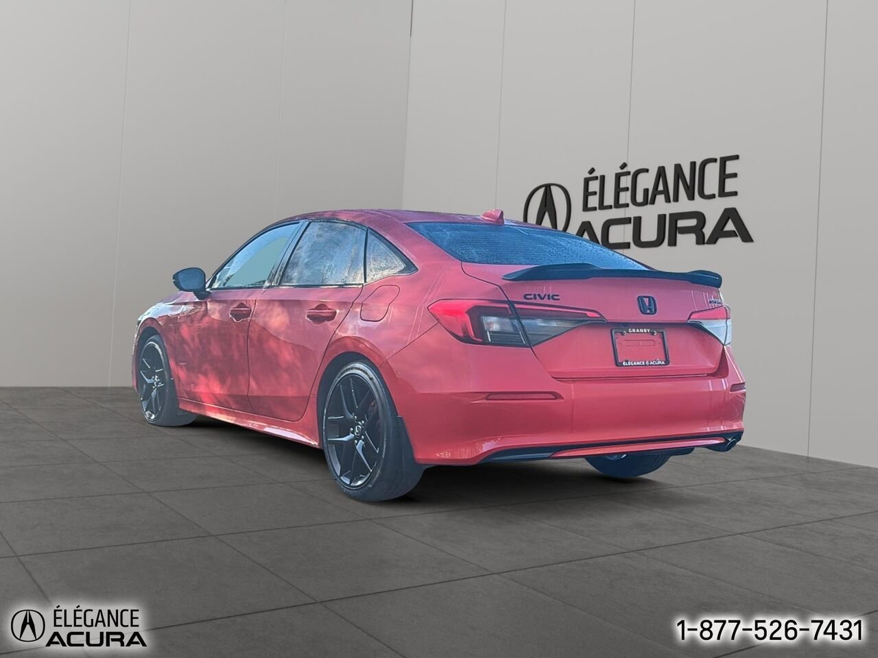 2022 Honda Civic Berline Sport CVT | A8935 Red Granby - photo #6