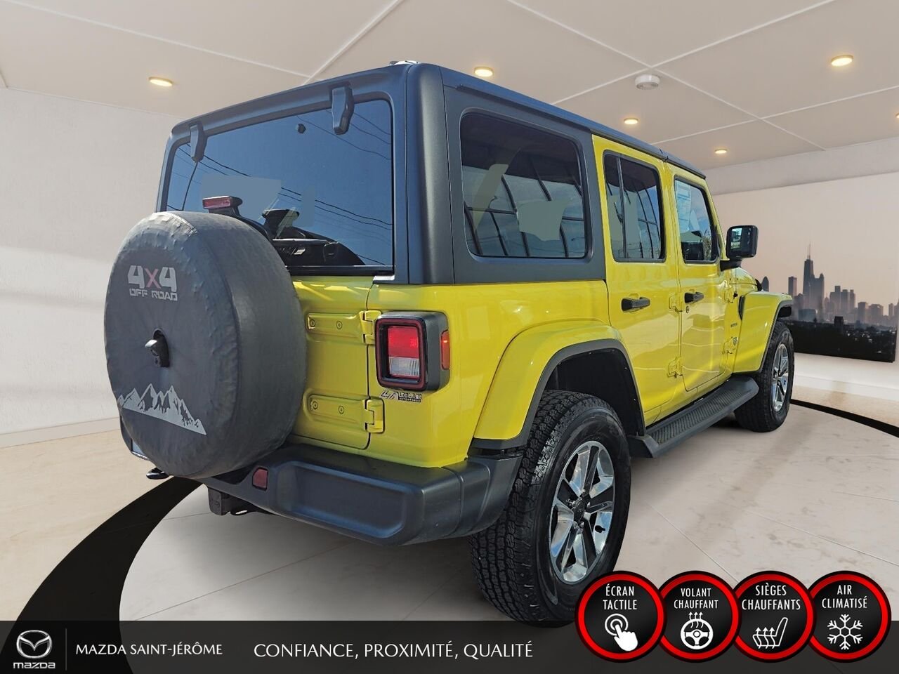 2023 Jeep Wrangler Yellow Saint-Jérôme - photo #5