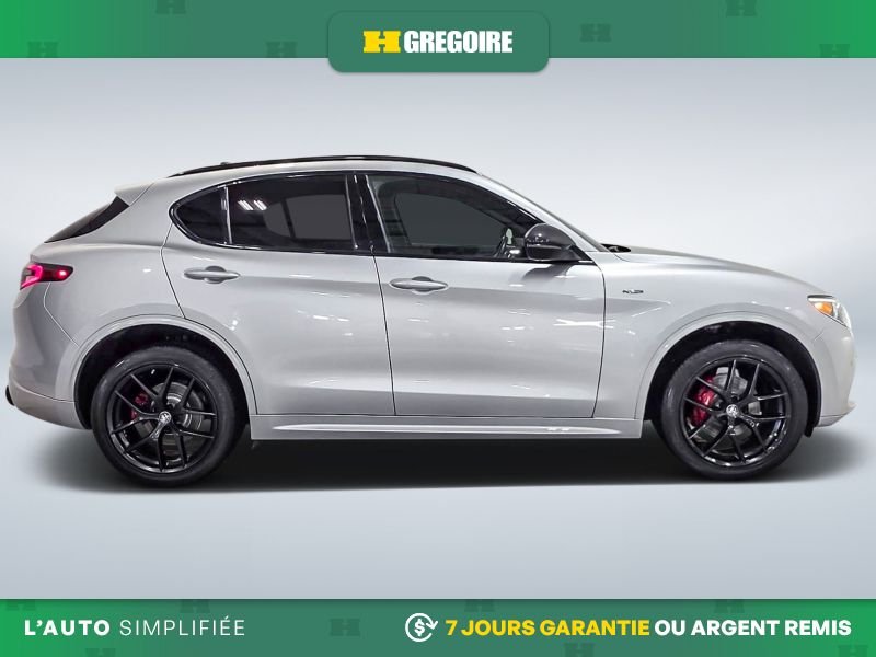 Alfa Romeo Stelvio 823103 | Ti Sport AWD AUTO A/C MAGS CUIR TOIT NAV CAM RECUL 2021 Argent Laval - photo #10