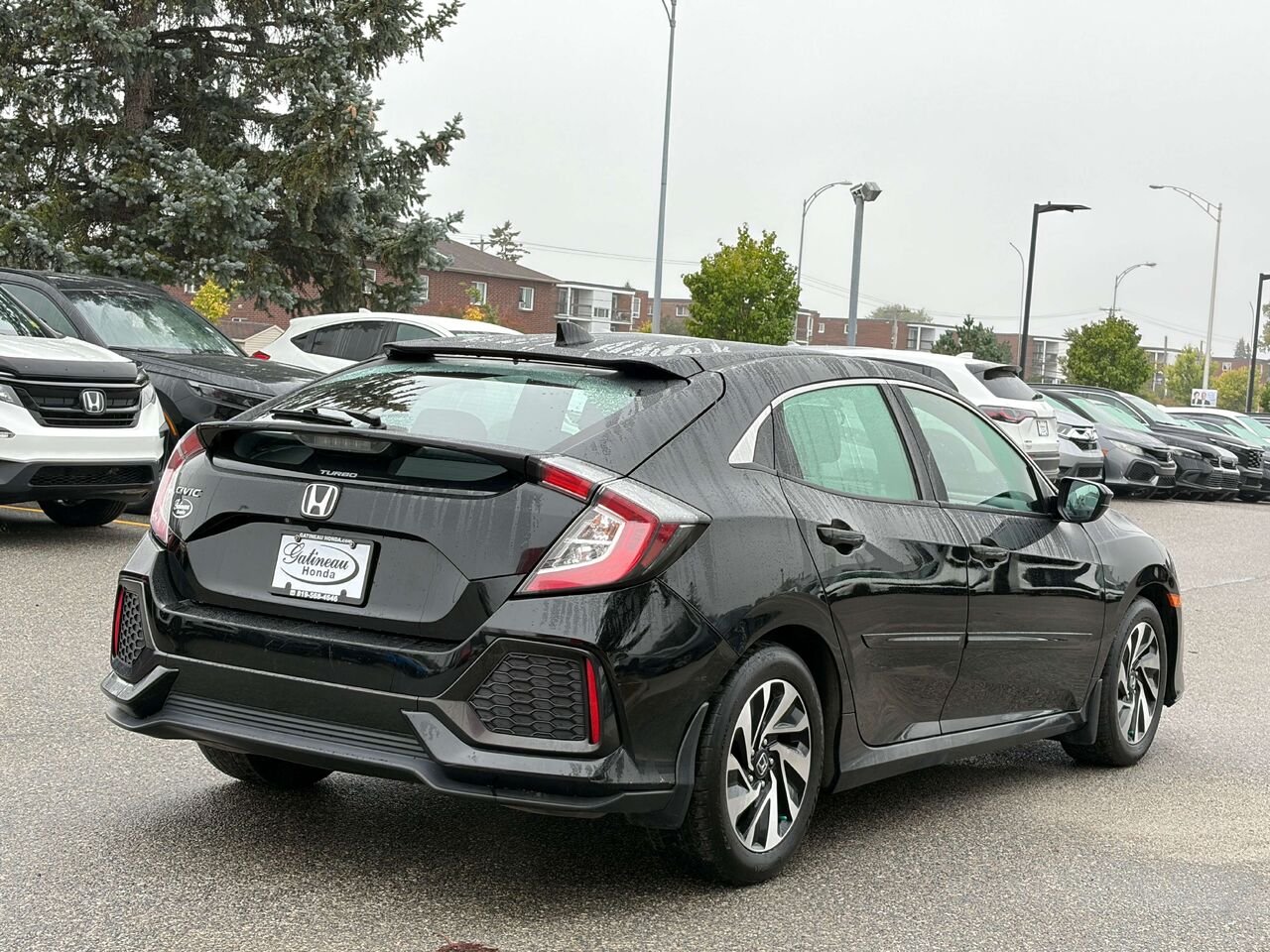 Honda Civic LX 2018 Noir Gatineau - photo #5