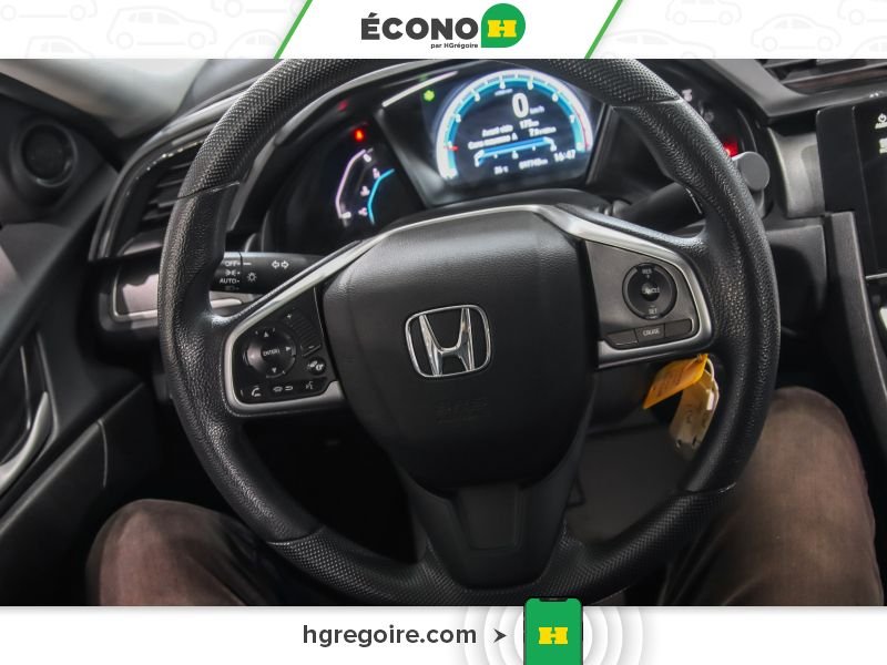 Honda Civic 822364 | LX GR ÉLEC A/C BLUETOOTH CAMÉRA 2018 Noir Laval - photo #12