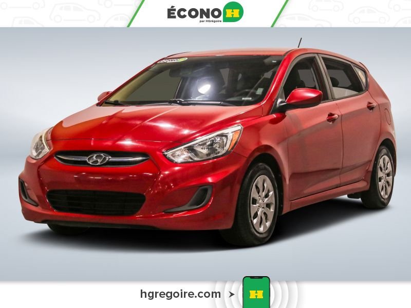 Hyundai Accent 822116 | GL AUTO GR ÉLEC A/C BLUETOOTH 2016 Rouge Laval - photo #2