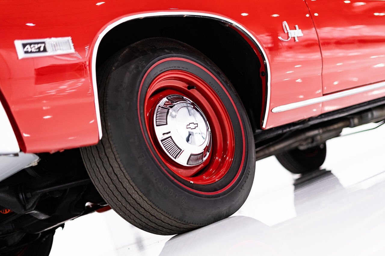 Chevrolet Impala Match N# L72 427/425 4spd 4.56gear Org Bill Of Sale | PRIX EN USD 1968 Rouge Montréal - photo #88