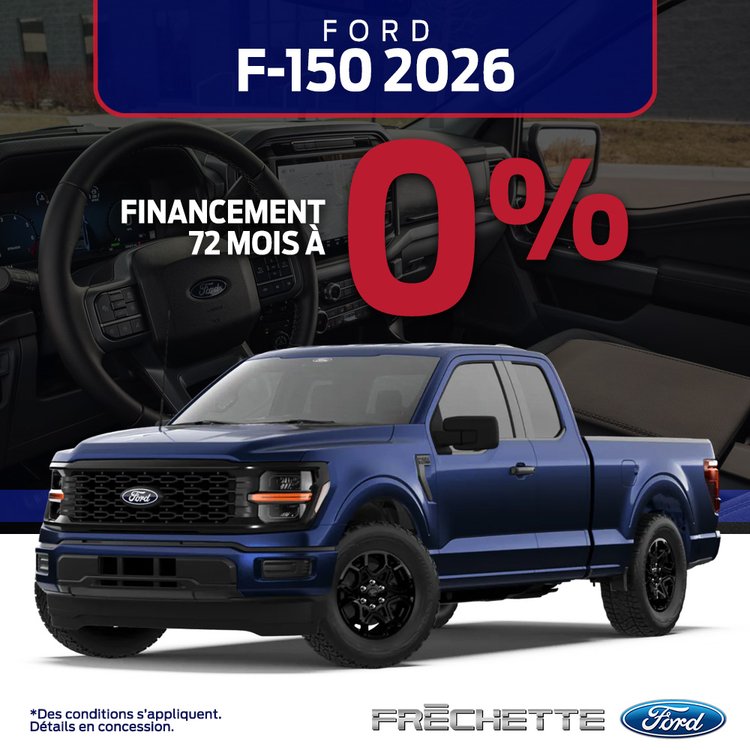 Frechette ford PROMO octobre F 150 2026 FR 1
