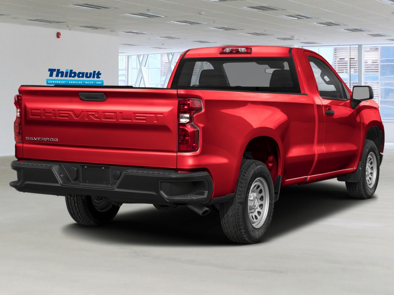 CHEVROLET Silverado 1500 WT cabine classique 4RM 140 po 2026 ROUGE ARDENT Sherbrooke - photo #2