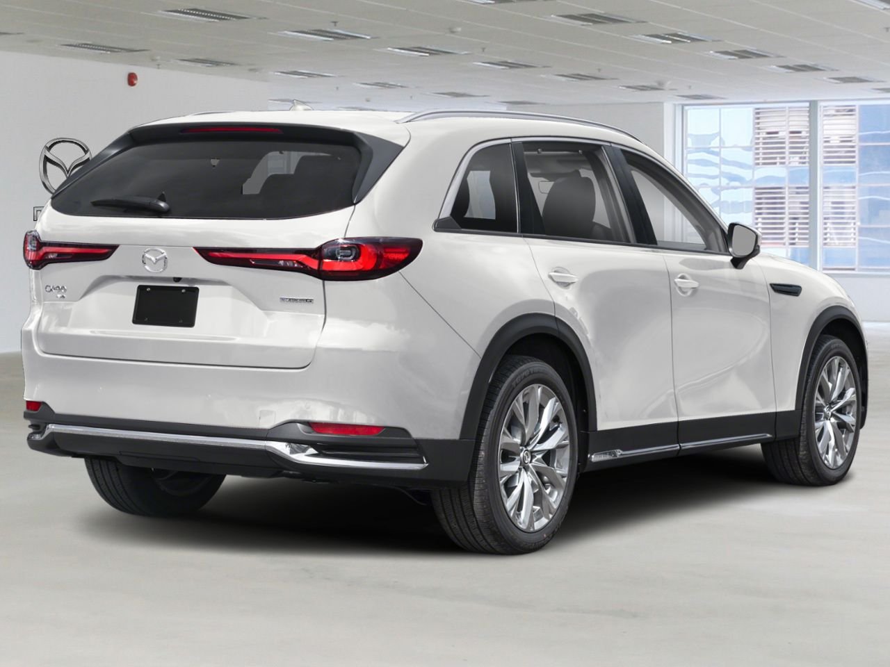Mazda CX-90 hybride léger JM3KKDHDXT1414216 2026 Blanc rhodium métallisé Mirabel - photo #1
