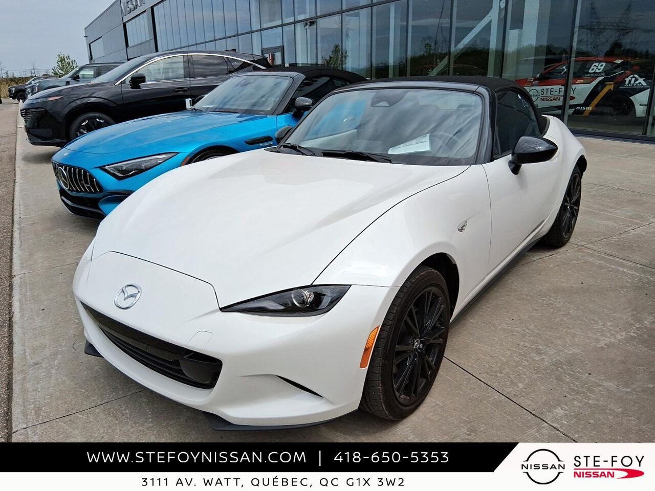 2025 Mazda MX-5 GS-P MIATA CLUB White Ste-Foy - photo #0