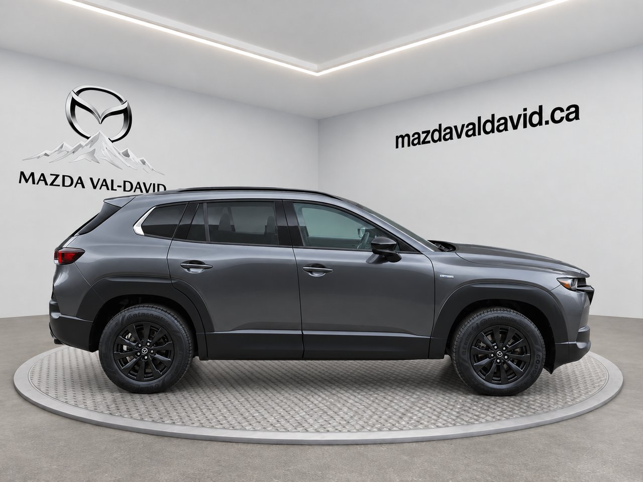 2025 Mazda CX-50 hybride GS-L e-AWD, toit panoramique, sièges avant chauffants, volant chauffant, Apple CarPlay/Android Grey Val-David - photo #8