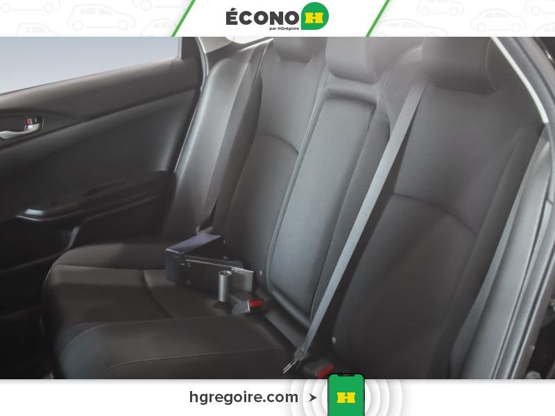 Honda Civic 822364 | LX GR ÉLEC A/C BLUETOOTH CAMÉRA 2018 Noir Laval - photo #16