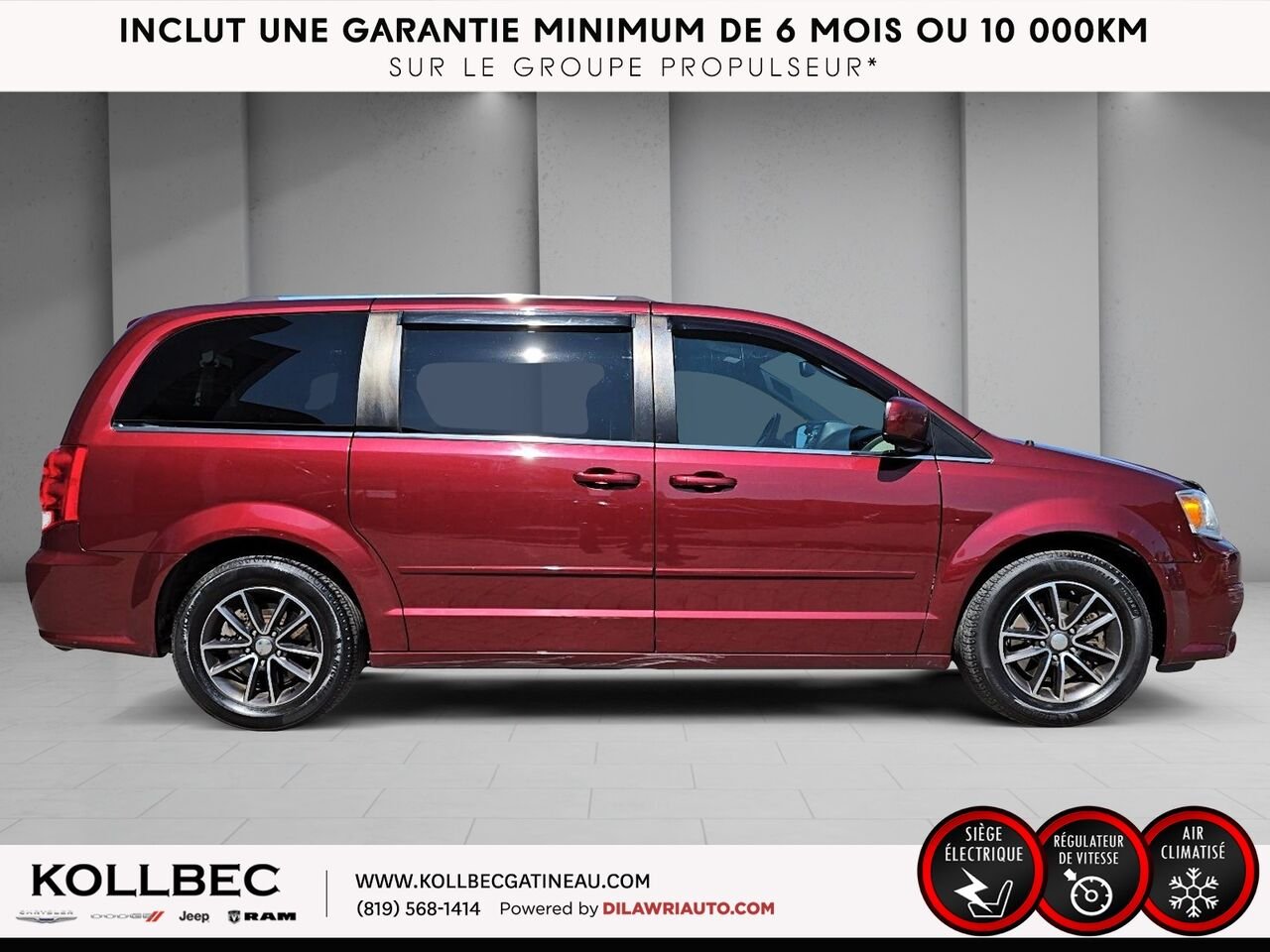 DODGE GRAND CARAVAN SXT Premium Plus 2017 Rouge Ottawa & Gatineau - photo #13