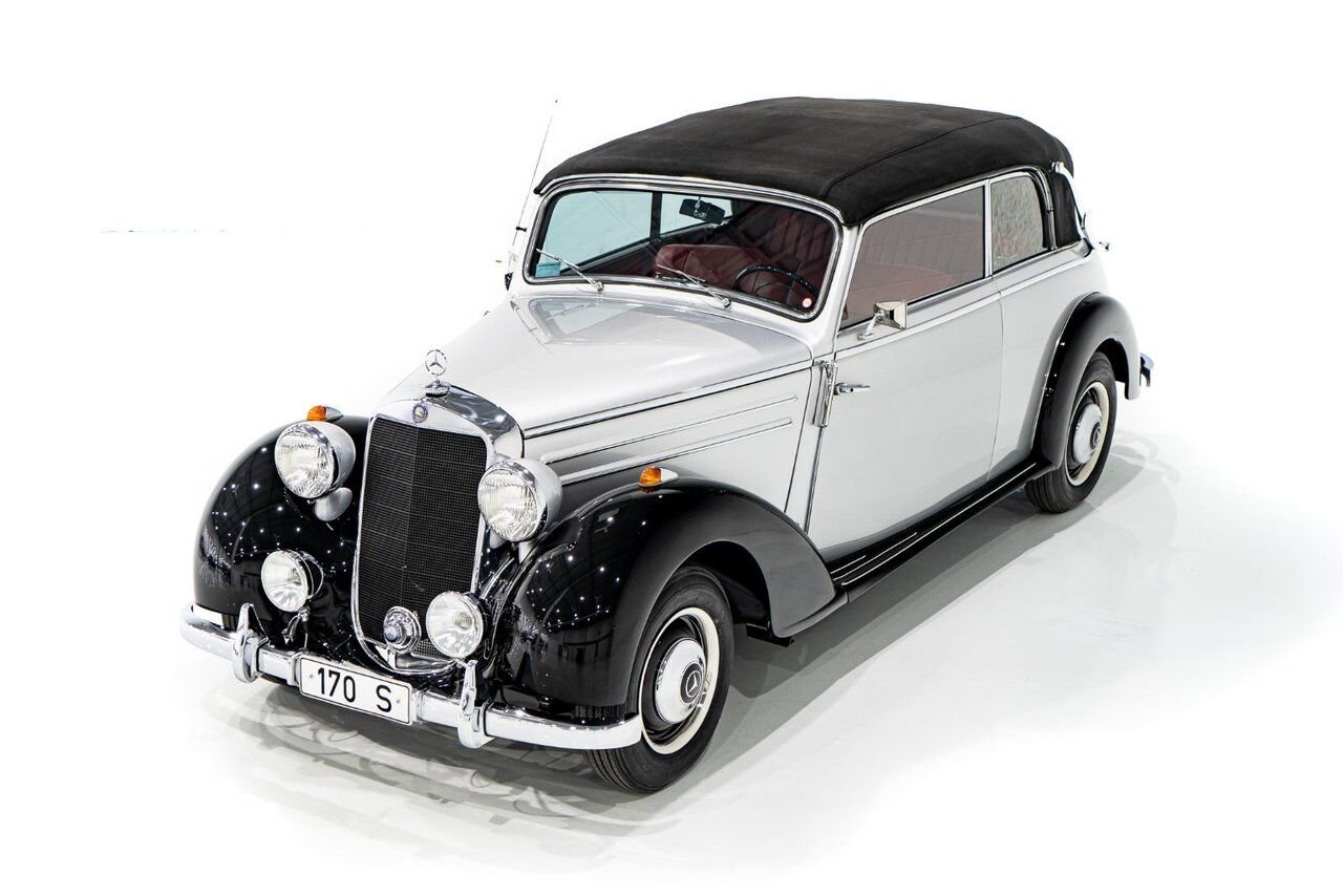 Mercedes-Benz 170S Cabriolet B Wonderfully Presented Old Restoration 1950 Gris Montréal - photo #46