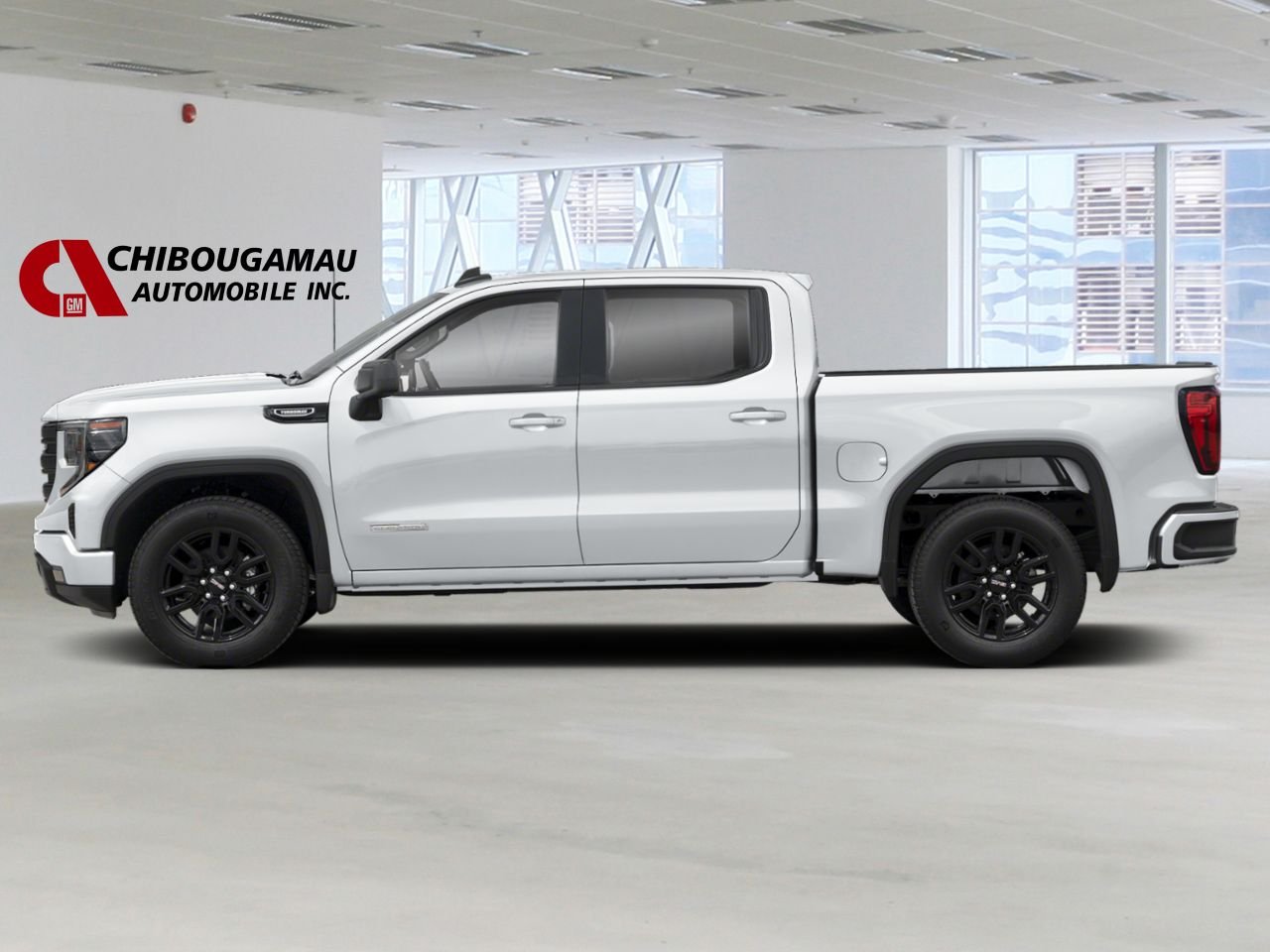 GMC Sierra 1500 K1500 SIERRA CREW CAB ELEVATION STD/BOX (3SB) 2026 Blanc sommet Chibougamau - photo #2