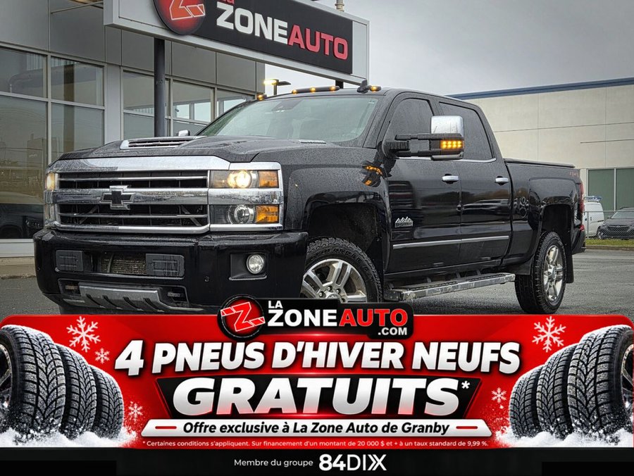 Chevrolet Silverado 2500HD High Country 5TH WHEEL PREP PACKAGE + JAMAIS ACCIDENTÉ 2018 Noir